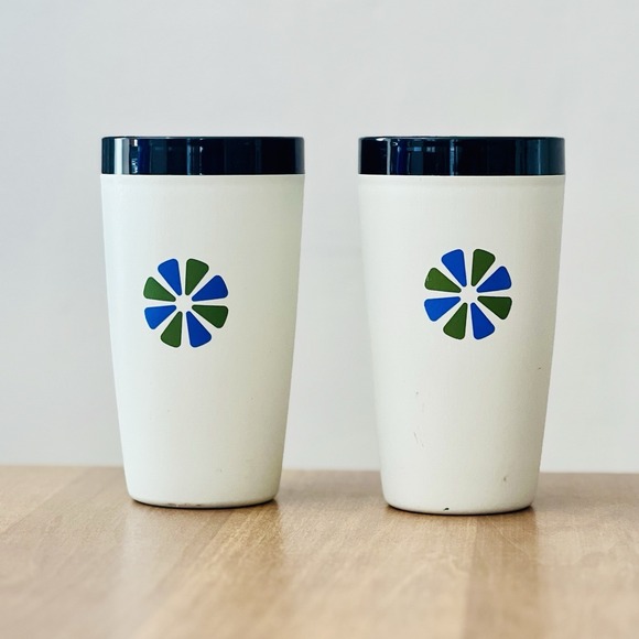 Other - Vintage MCM Therm Ware Daisy Cups Tumbler David Douglas‎ Retro Mod 60s Glamping